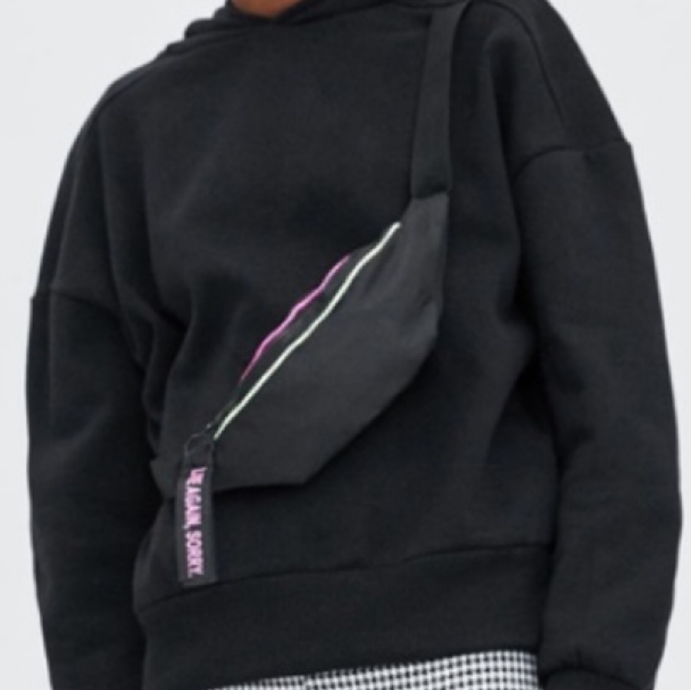 Zara Women Hoodie with Attached Fanny Pack  S M L